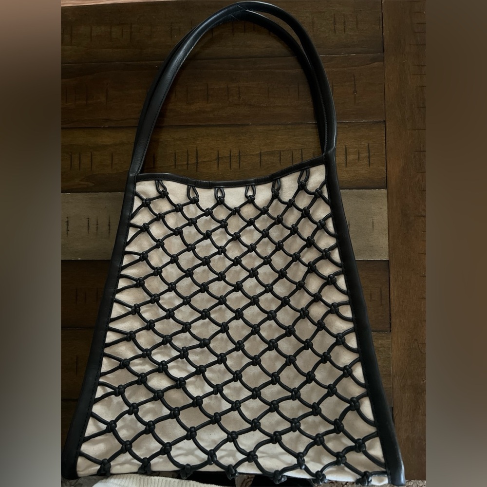 Black Madewell Leather Knot Bag